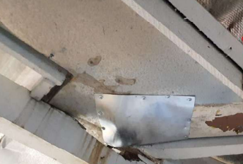 Fotos extraídas do laudo da Defesa Civil 