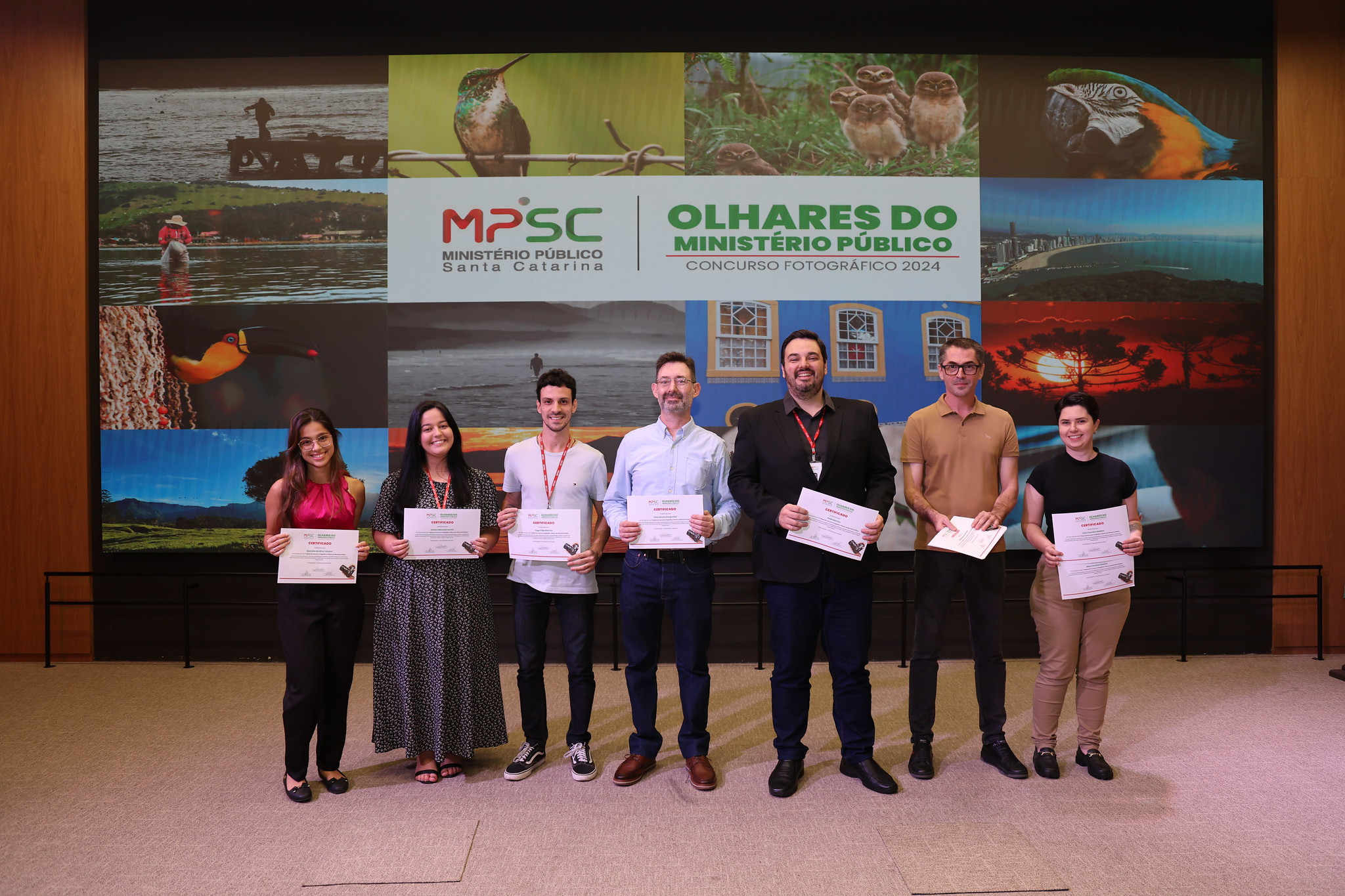 Ministério Público catarinense premia vencedores do 1º concurso fotográfico interno 