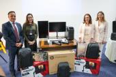 Por meio do FRBL, MPSC faz entrega de equipamentos para a Polícia Científica