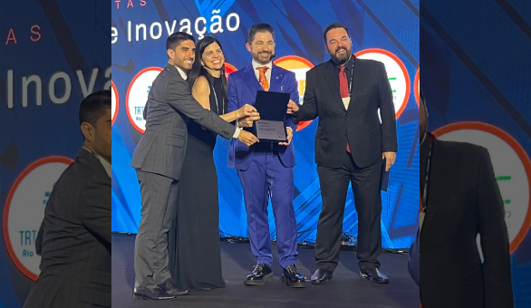 Projetos do MPSC recebem placas de reconhecimento no Prêmio de Inovação Judiciário Exponencial 2024