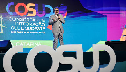 COSUD EM SC: Procurador-Geral de Justiça participa da abertura da reunião do Consórcio que reúne governadores do Sul e Sudeste