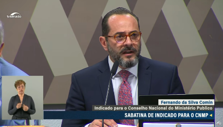 CCJ do Senado aprova por unanimidade a indicação de Fernando da Silva Comin para recondução ao CNMP