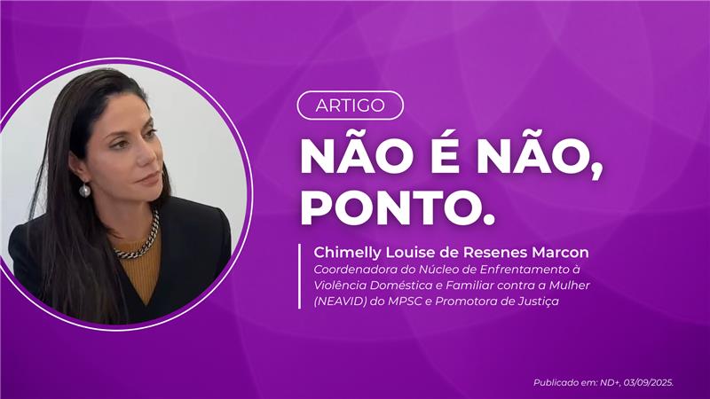 ARTIGO: Não é não, ponto.