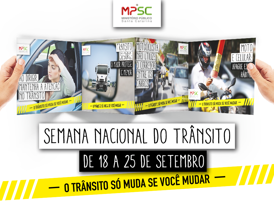 MPSC convida o cidadão a pensar as atitudes no trânsito