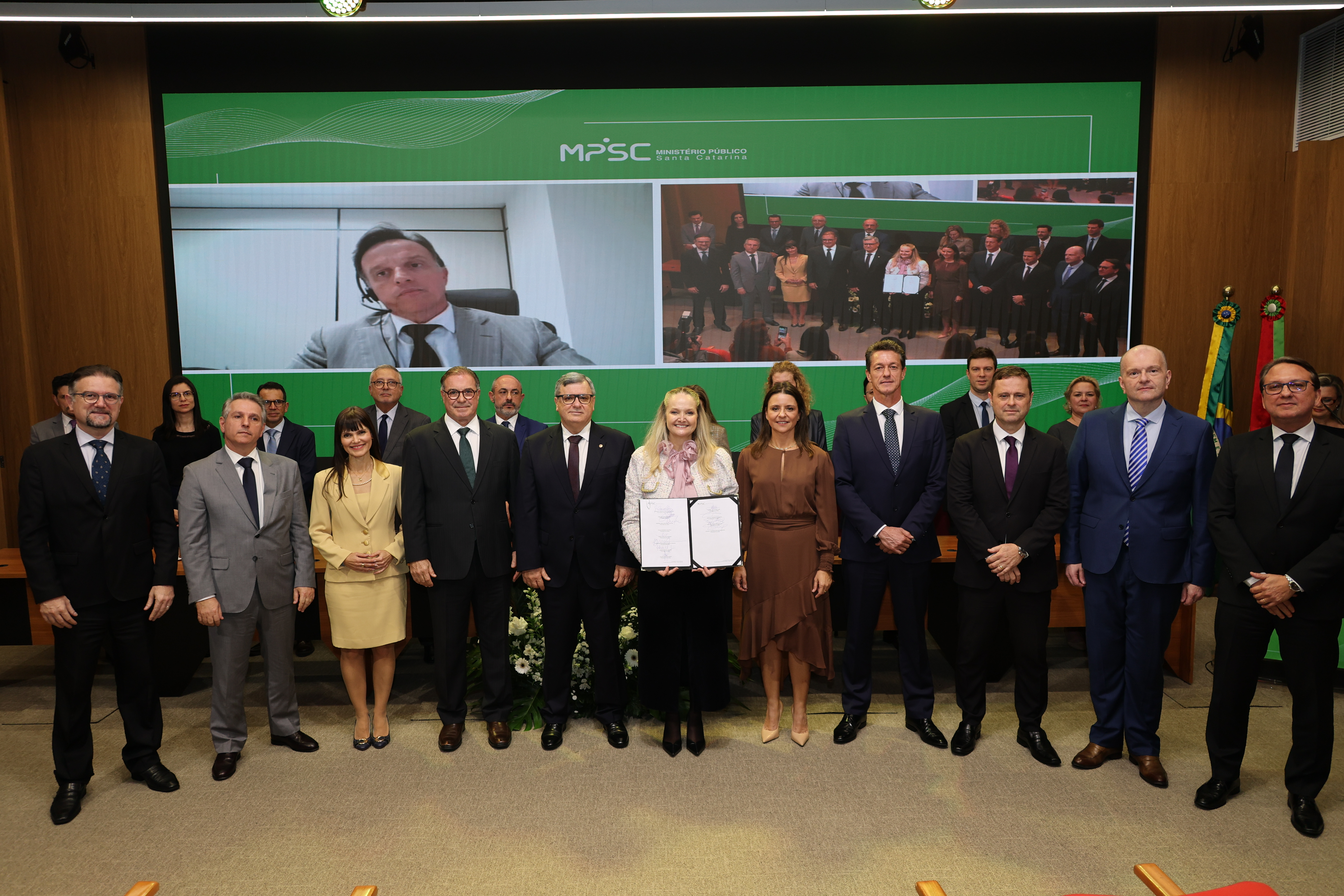 Membros eleitos tomam posse no Conselho Superior do MPSC para o biênio 2026-2028