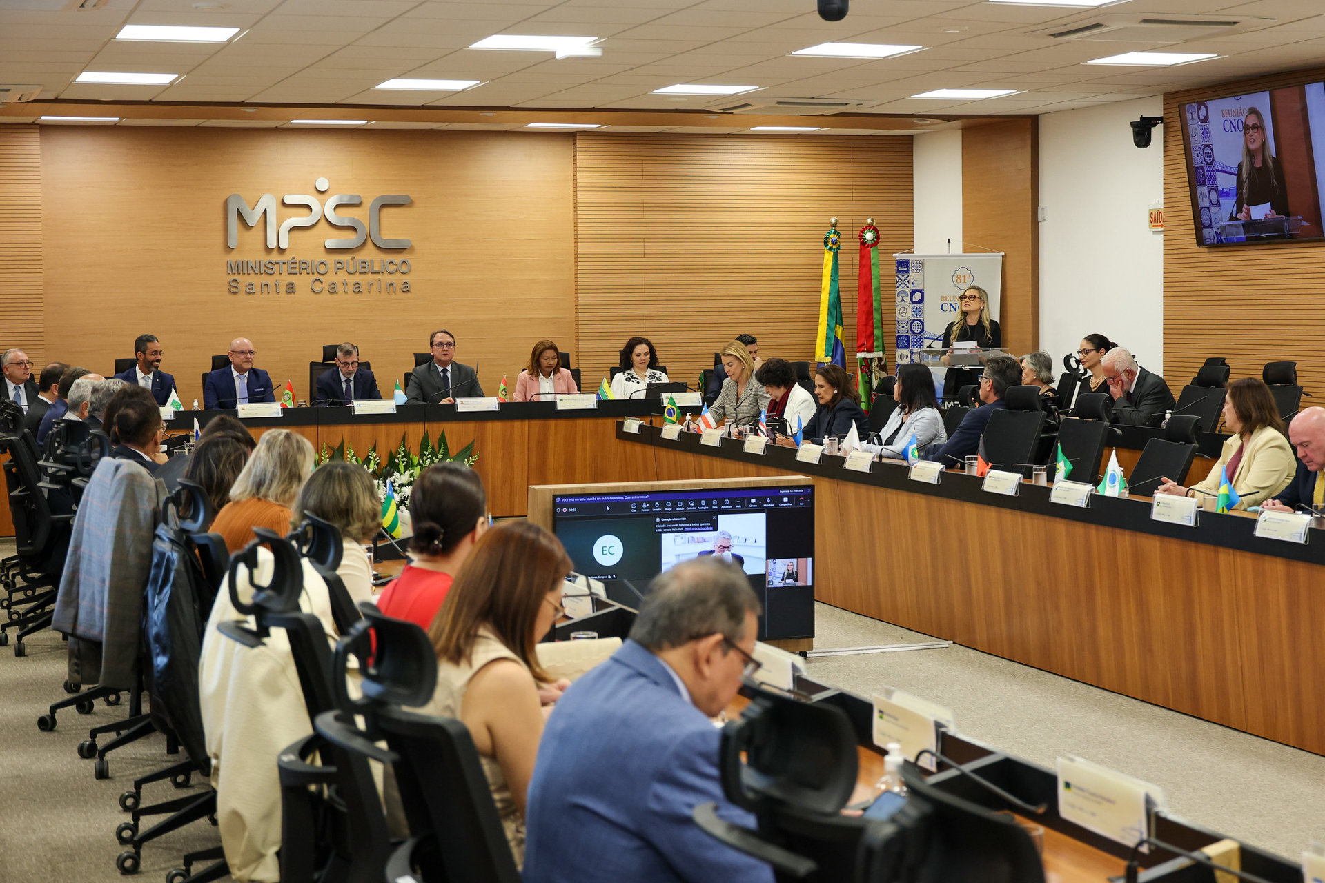 Boas práticas do MPSC são destaque em reunião nacional de Ouvidores