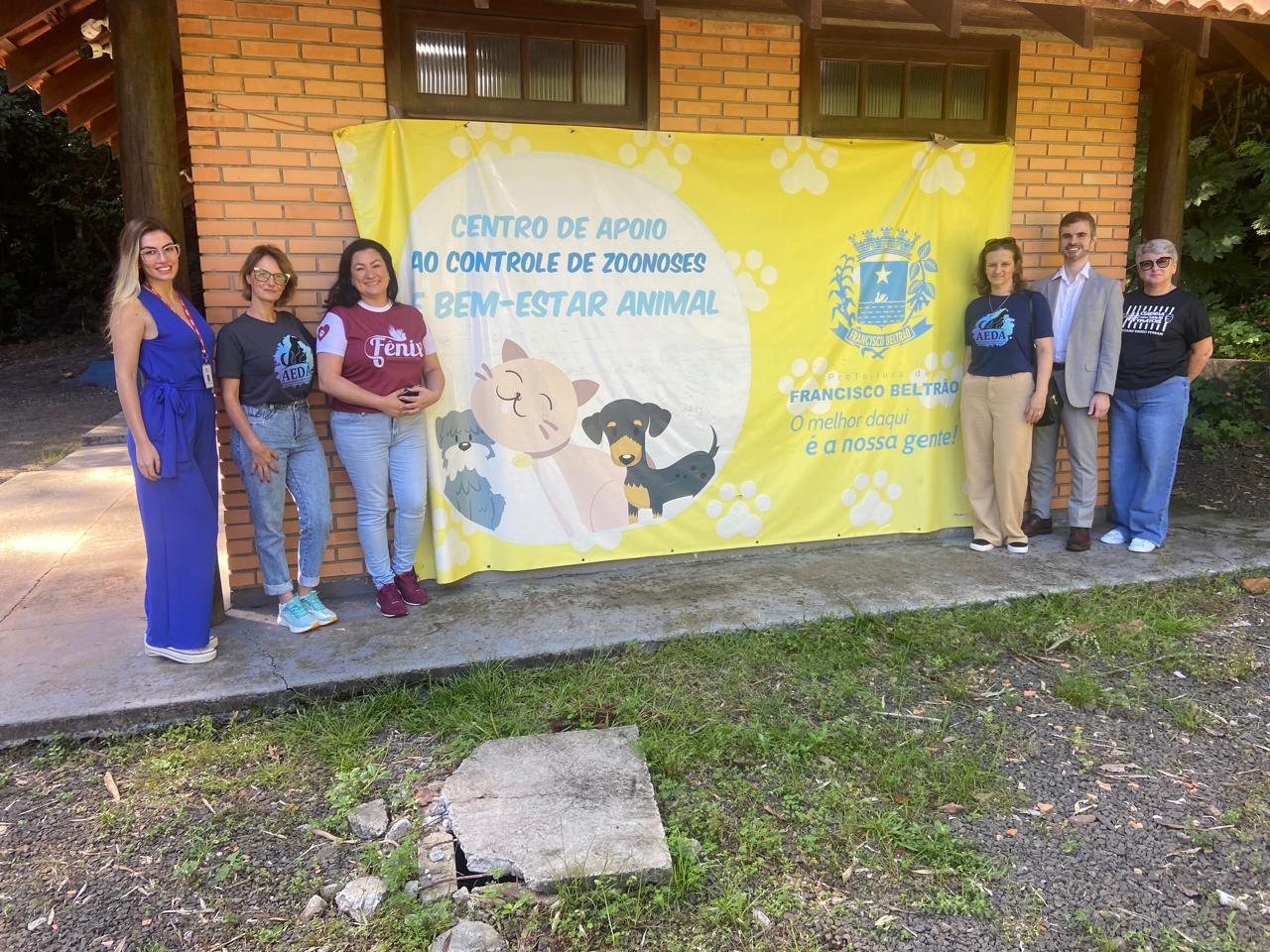 Promotoria de Justiça de São Lourenço do Oeste visita Centro de Controle de Zoonoses de Francisco Beltrão