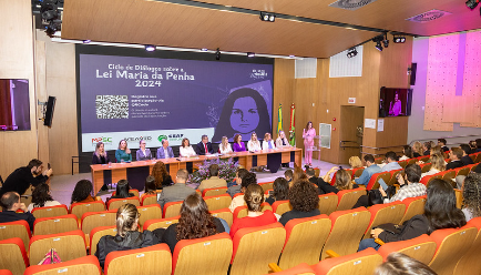 Direitos das mulheres e boas práticas do MPSC são abordadas no 3º Ciclo de Diálogos sobre a Lei Maria da Penha