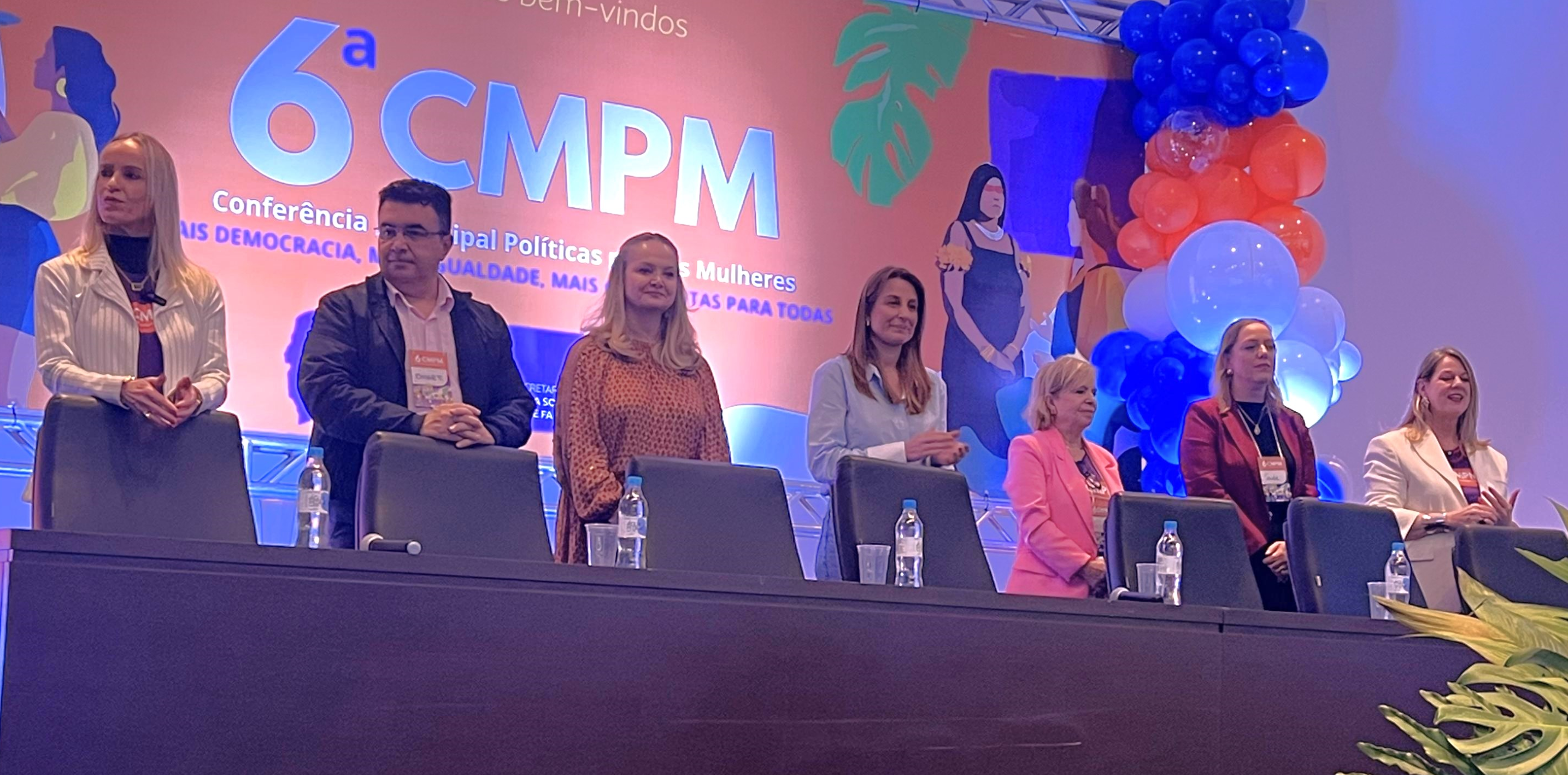 Procuradora-Geral de Justiça do MPSC ministra palestra magna na 6ª Conferência Municipal de Políticas para as Mulheres, em Balneário Camboriú