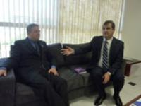 Corregedor-Geral do MPSC visita Corregedor Nacional
