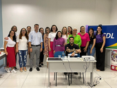 Agosto Lilás: Em Garuva, Promotor de Justiça dialoga sobre violência de gênero com mulheres que trabalham no comércio