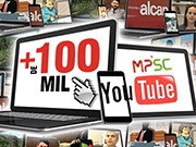 Canal do MPSC no YouTube supera as 100 mil exibições