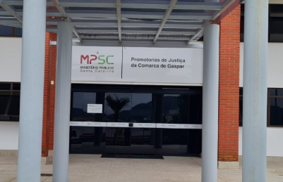 Sede do MPSC em Gaspar têm vagas abertas para estagiários de graduação em Direito