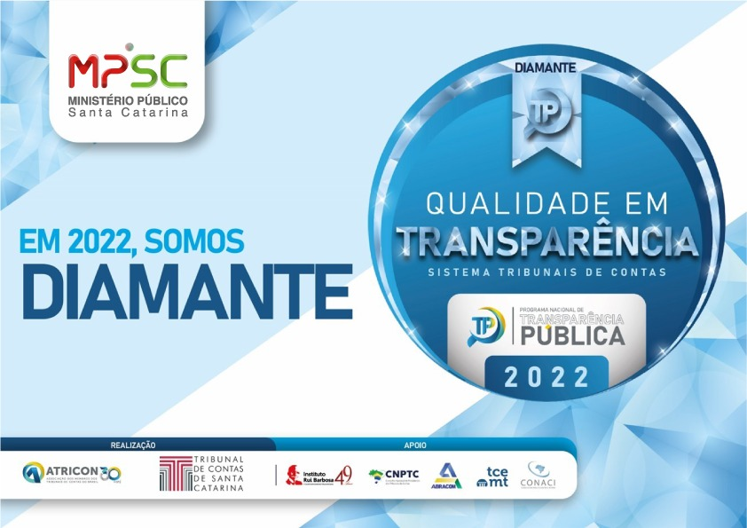Ministério Público de Santa Catarina é 100% transparente, atestam membros dos Tribunais de Contas do Brasil e TCE