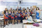 2ª edição do Prêmio Lume: Escola Municipal vencedora da mesorregião da Grande Florianópolis recebe o kit de premiação