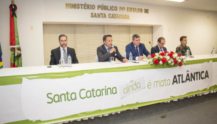 SOS Mata Atlântica apresenta mapa do desmatamento em Seminário do MPSC