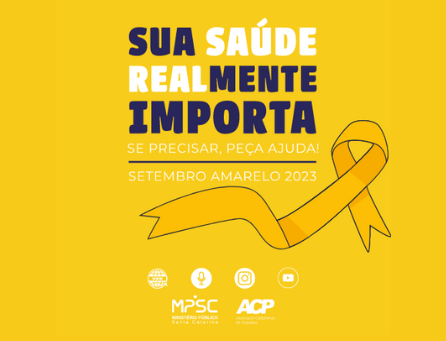 Sua saúde realmente importa. Se precisar, peça ajuda!