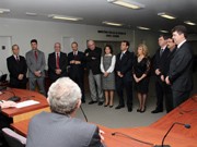 Empossados integrantes do Conselho Superior do MPSC