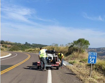 No Oeste, MPSC instaura inquérito civil para apurar necessidade de revisão geométrica na SC-161 entre Anchieta e Romelândia