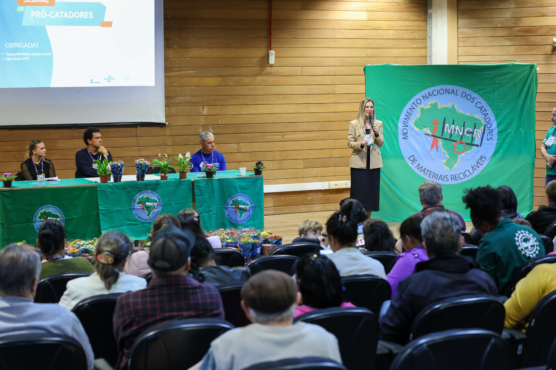 Coordenadora do CME destaca parceria entre MPSC e catadores para fortalecer a reciclagem