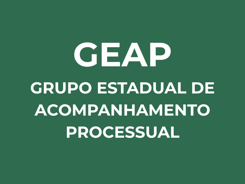 GEAP - Grupo Estadual de Acompanhamento Processual