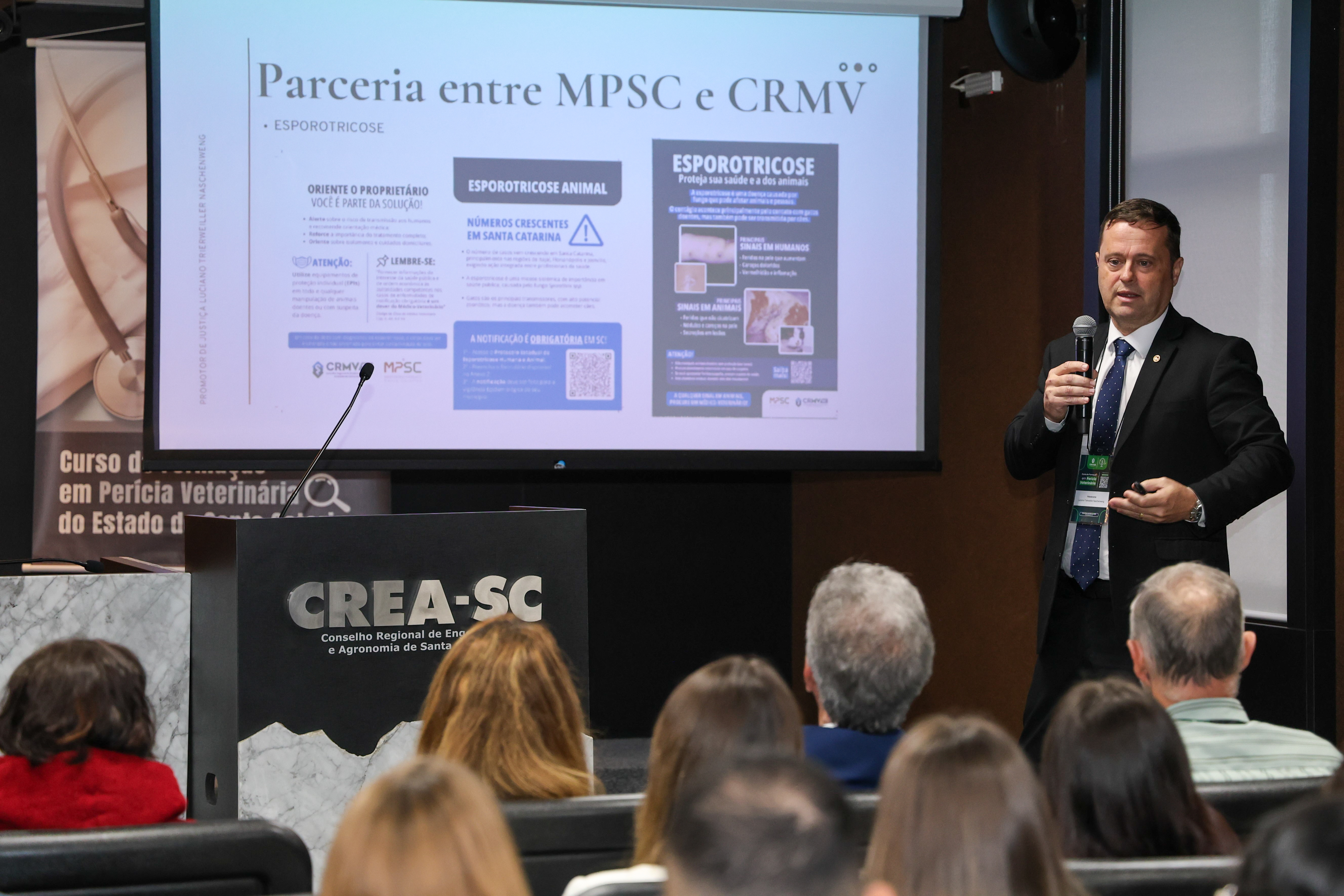 Promotor de Justiça explica legislação, desafios e avanços na proteção animal em Curso de Formação em Perícia Veterinária