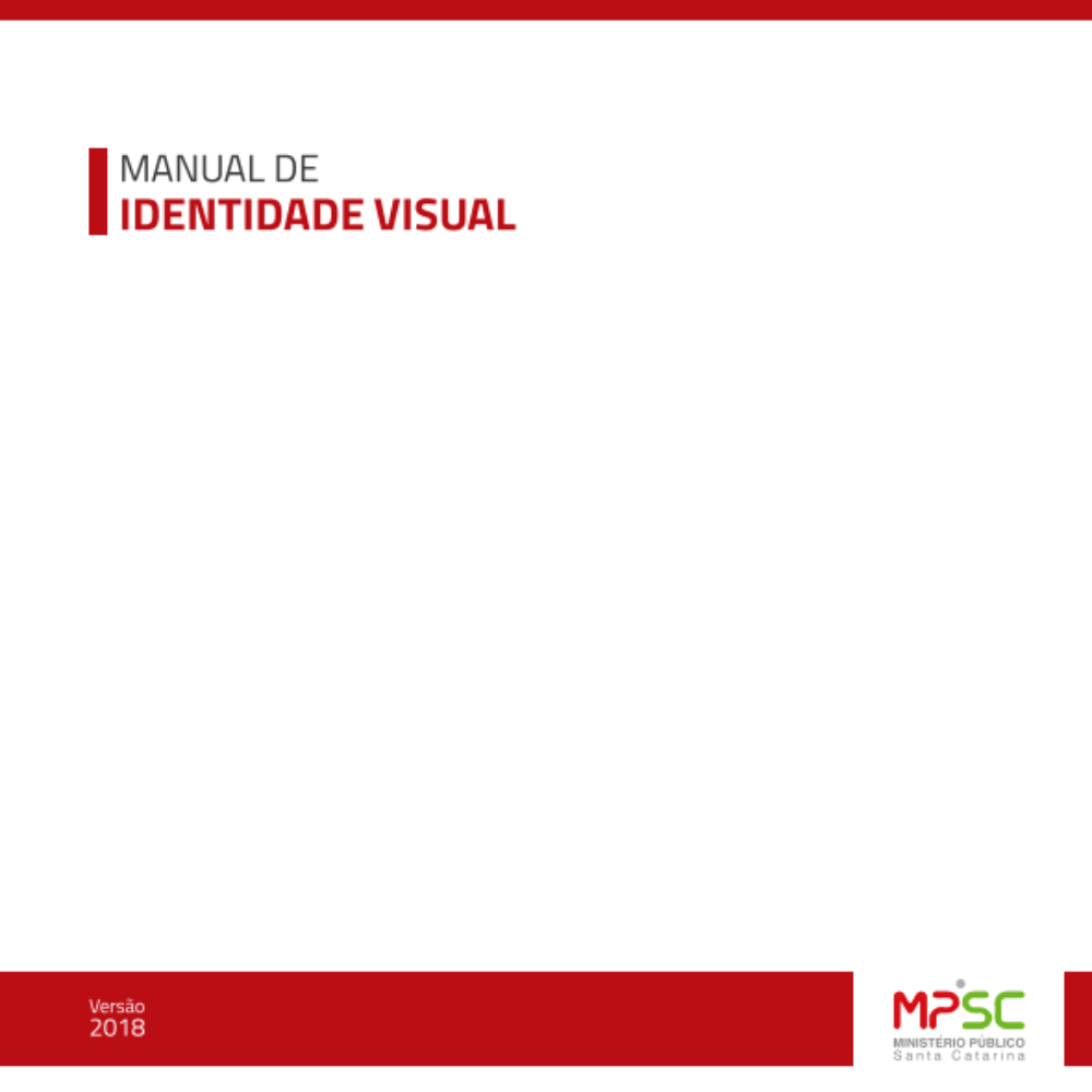 Manual de Identidade Visual do MPSC.