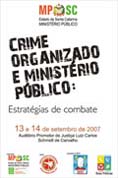 Seminário integra MPSC para debater estratégias de combate ao crime organizado