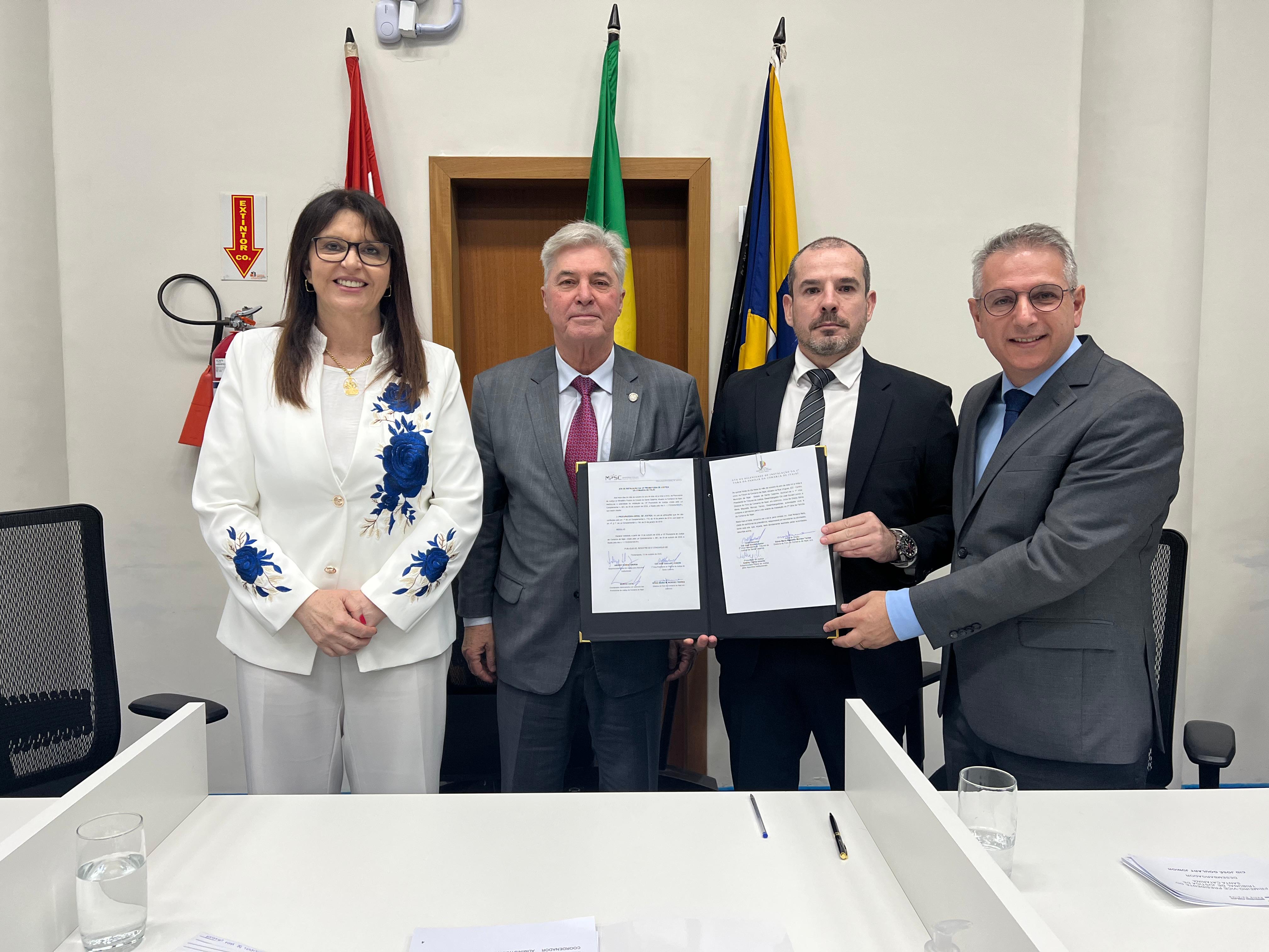 MPSC amplia atuação em Itajaí com instalação da 15ª Promotoria de Justiça